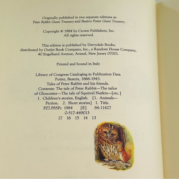 Beatrix Potter Tales of Peter Rabbit & His Friends 🐰🐰🐰 Hardcover Picture Book - Picture 3 of 10